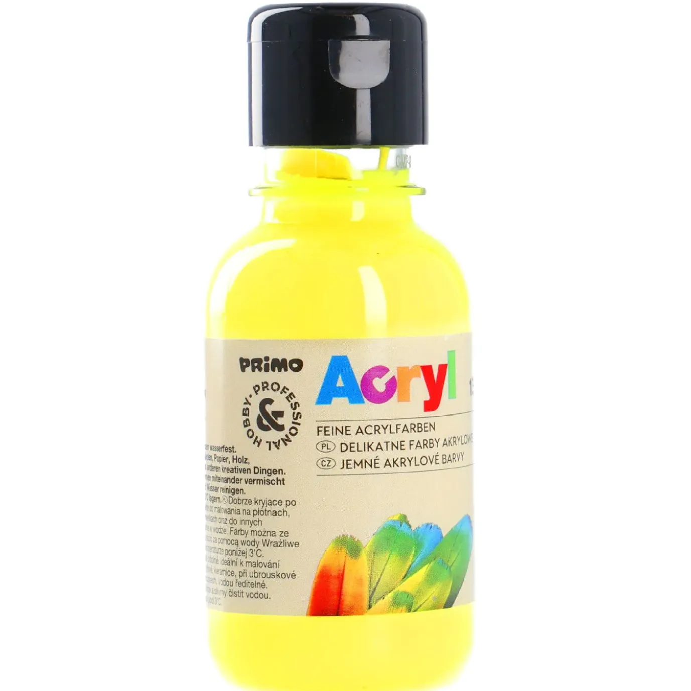 Acrylfarbe, Gelb-fluoreszierend, 130 Ml