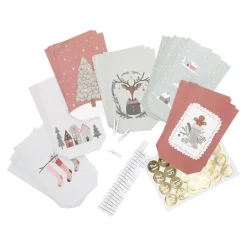Adventskalender-Set Design, Bunt