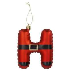 Anhänger Buchstabe, H/rot, 10 Cm