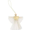 Anhänger Engel, Uni/offwhite, 10 Cm