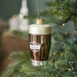 Anhänger Fancy, Bunt, Craftbeer/braun, 10 Cm