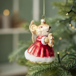 Anhänger Fancy, Bunt, Maus/Kleid, 10.5 Cm