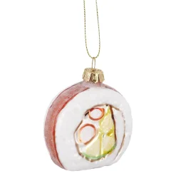 Anhänger Fancy, Bunt, Sushirolle, 7.5 Cm