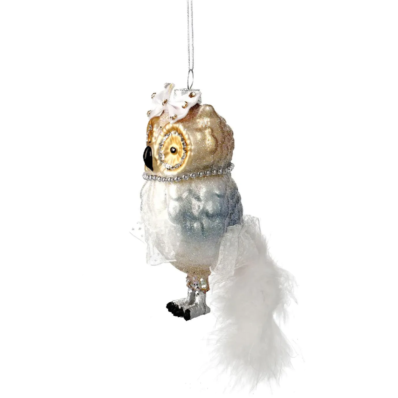 Anhänger Fancy, Edel, Eulendame, 13 Cm