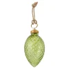 Anhänger Ornament, Zapfen/grün, 9 Cm