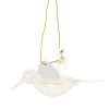 Anhänger Vogel, Offwhite, 12 Cm