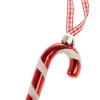 Anhänger Zuckerstange, Glänzend, 12 Cm