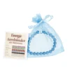 Armband Edelstein-Energie, Howlite/blau