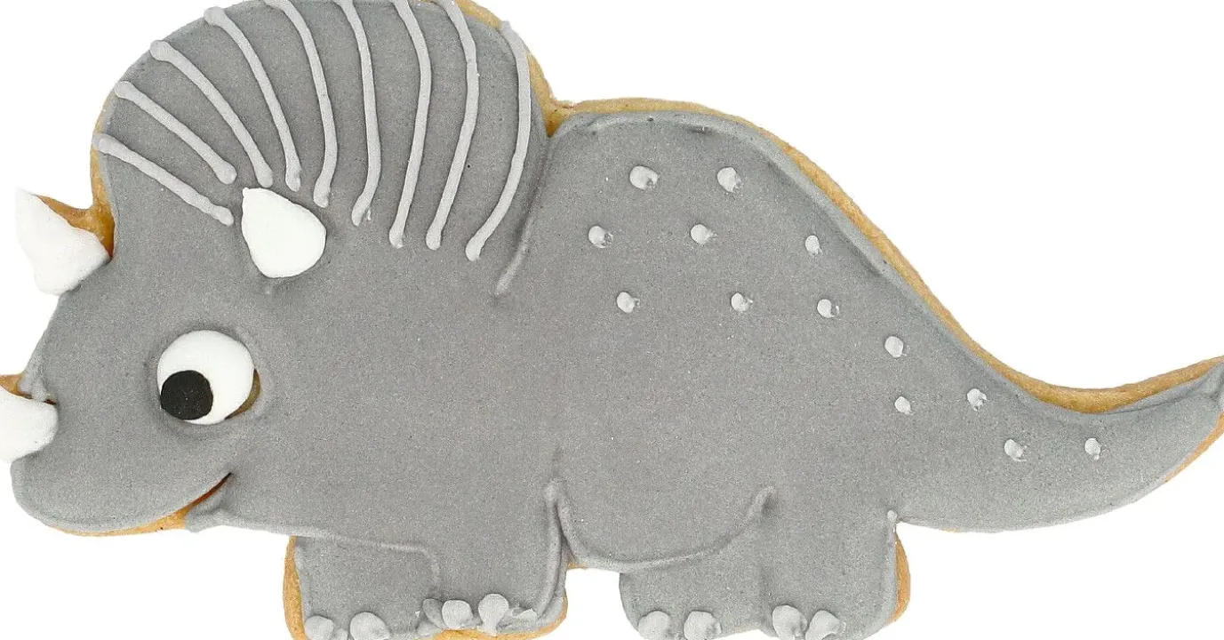 Ausstechform Dino Triceratops, 6 Cm