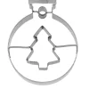 Ausstechform Kugel/Tannenbaum, 6 Cm