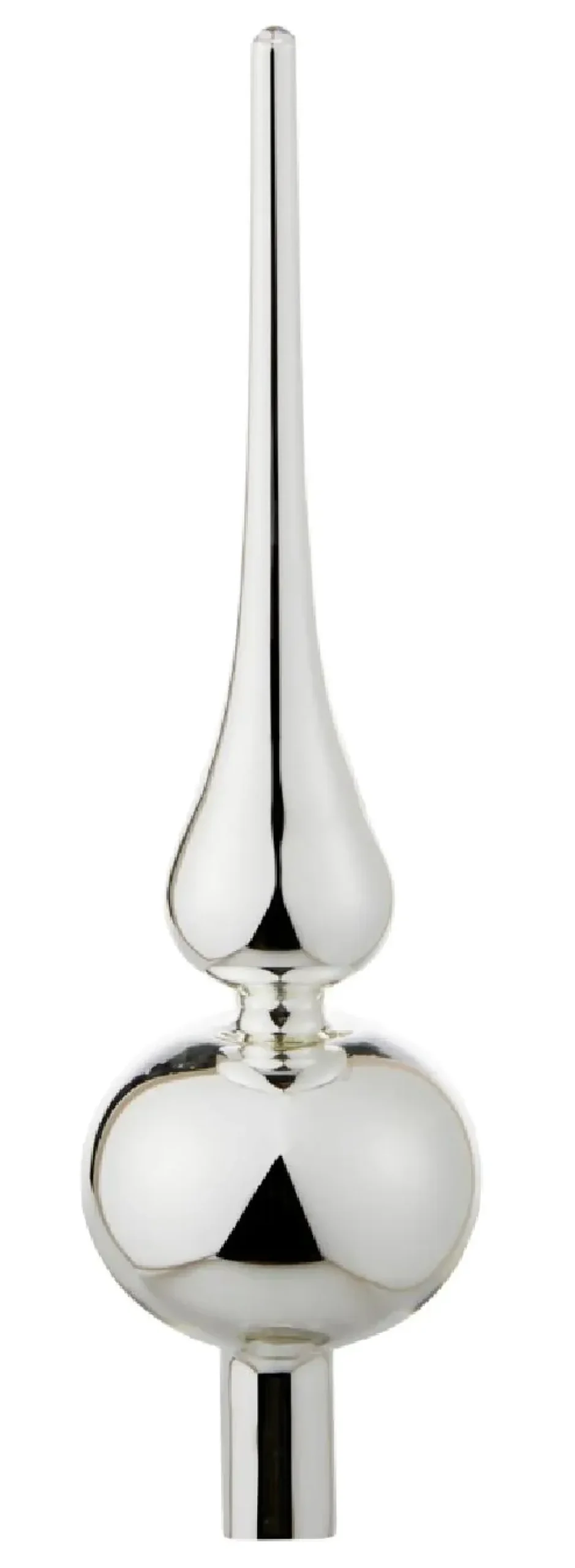 Baumspitze, Silber Glänzend, 25 Cm