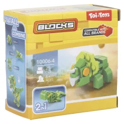 Bausteine-Set Dino 2in1, Horn