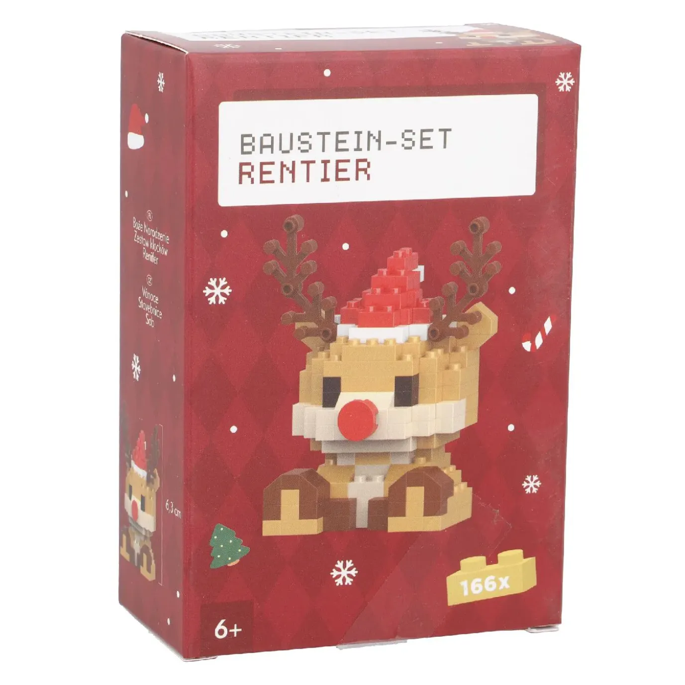 Bausteine-Set 3D, Xmas/Rentier, Klein