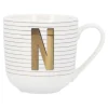 Becher Buchstabe/Streifen, N, 450 Ml