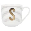 Becher Buchstabe/Streifen, S, 450 Ml