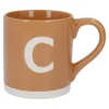 Becher Buchstabe/Uni, C/orange, 440 Ml