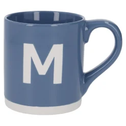 Becher Buchstabe/Uni, M/blau, 440 Ml