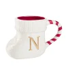 Becher Stiefel Mit Buchstabe, N/weiß, 400 Ml