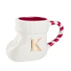 Becher Stiefel Mit Buchstabe, K/weiß, 400 Ml