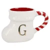 Becher Stiefel Mit Buchstabe, G/weiß, 400 Ml