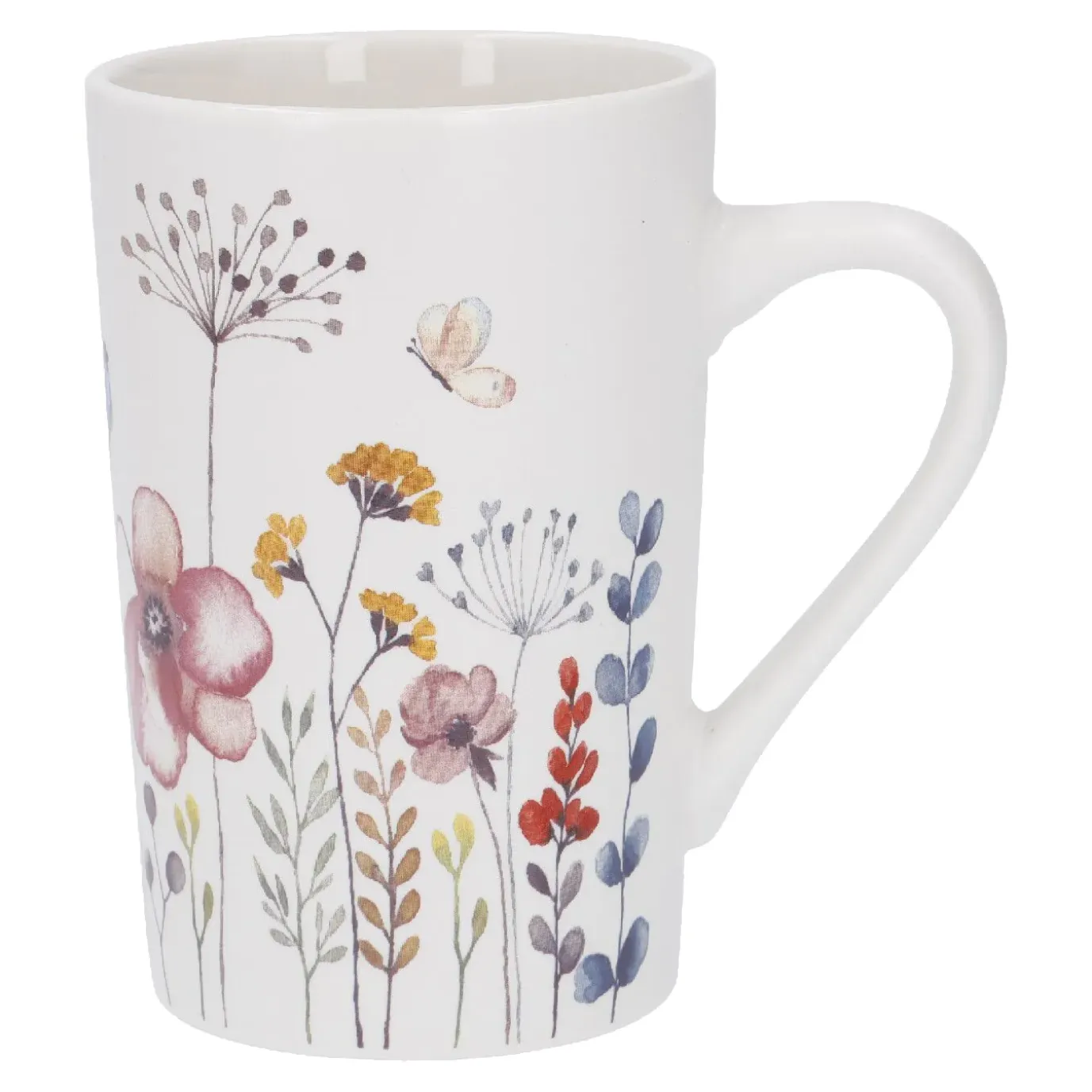 Becher Wildblumen, Blau, 360 Ml