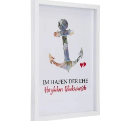Bilderrahmen Geldgeschenk, Anker, 20 X 30 Cm