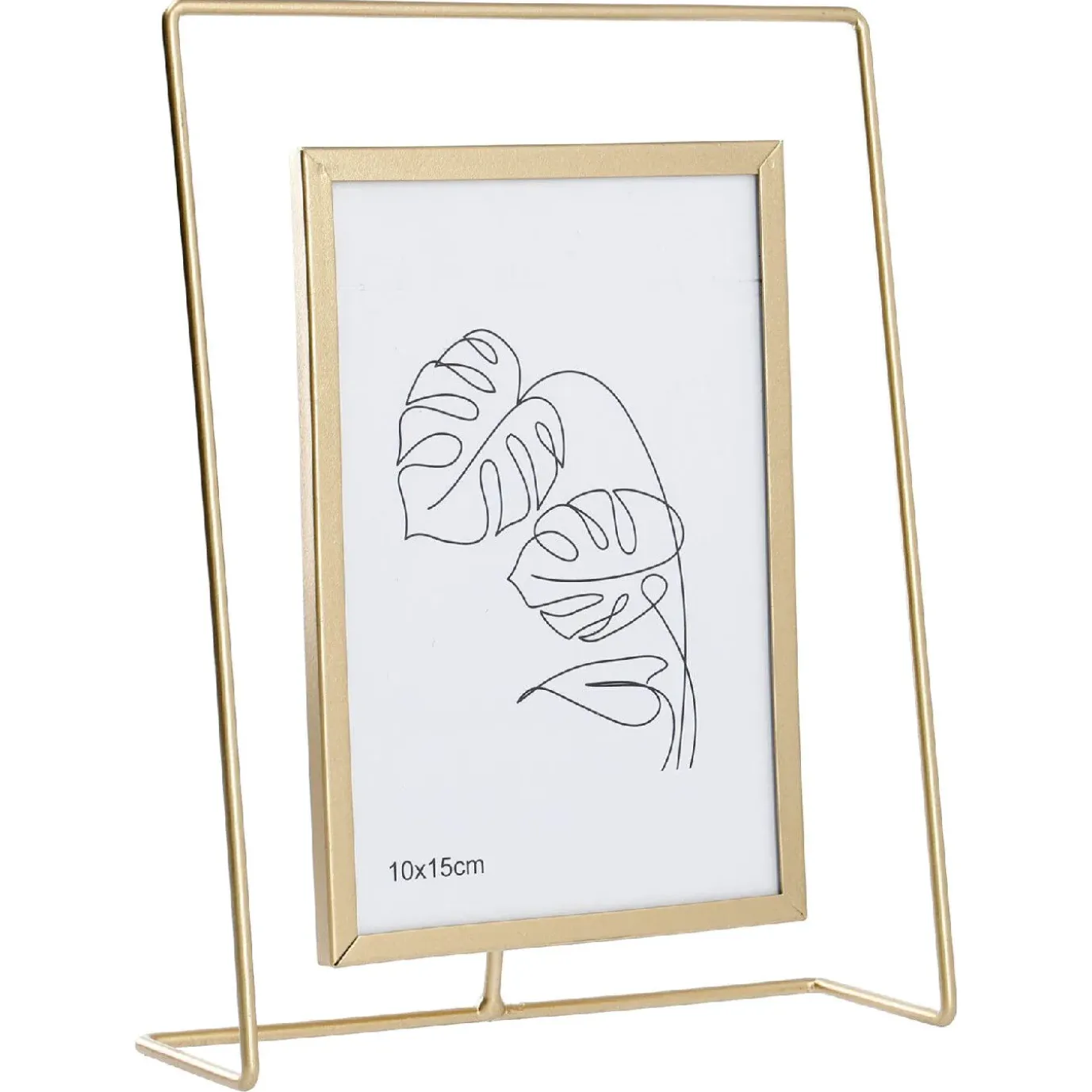 Bilderrahmen Metall, Gold, 10 X 15 Cm