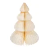 Deko-Baum Wabe, Creme/4 Stufen, 30 Cm