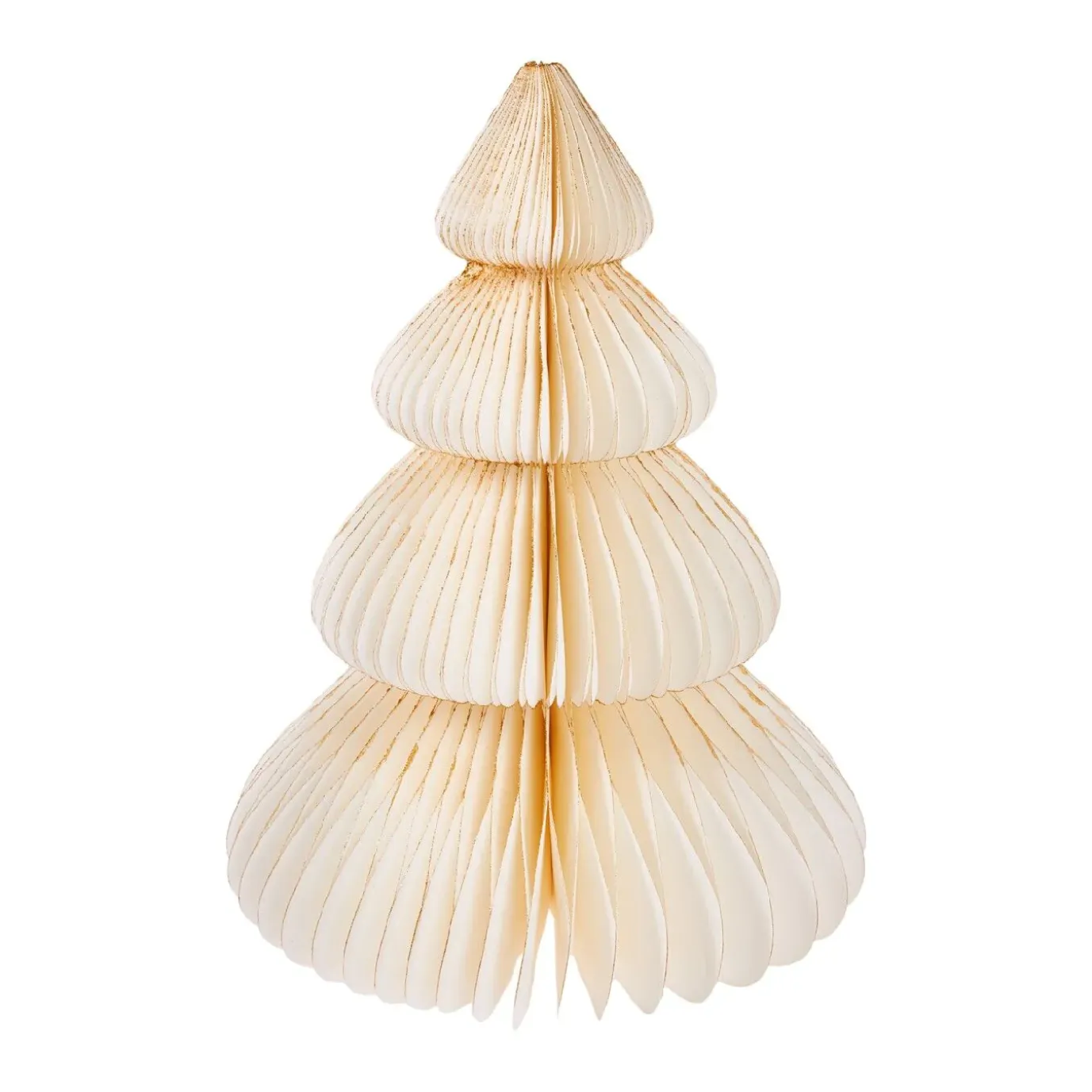 Deko-Baum Wabe, Creme/4 Stufen, 30 Cm