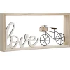 Deko-Objekt Fahrrad, Love, 32.5 Cm