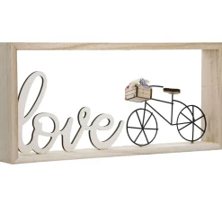Deko-Objekt Fahrrad, Love, 32.5 Cm