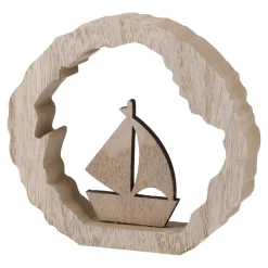 Deko-Objekt Maritim, Boot, 12 Cm