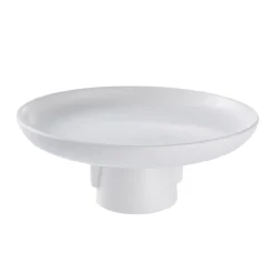 Deko-Schale Auf Fuß, Weiß, 20 Cm