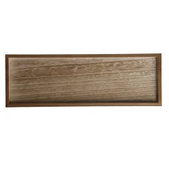 Dekoschale Holz, Natur, 38 X 13 X 3 Cm