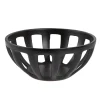 Deko-Schale Streben, Schwarz-matt, 27 Cm