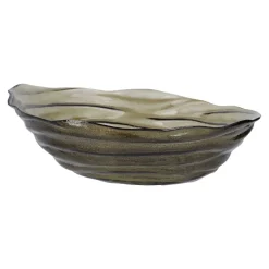 Deko-Schale Tornado, Dunkelgrün, 32 Cm