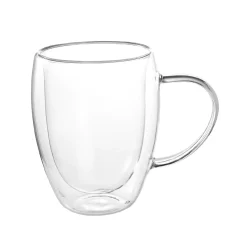 Doppelwand-Glas Mit Henkel, 340 Ml