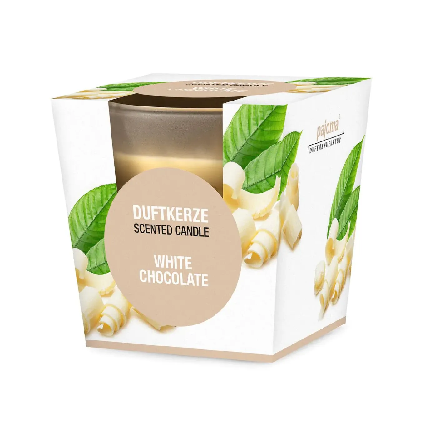 Duftkerze Im Glas, White Chocolate