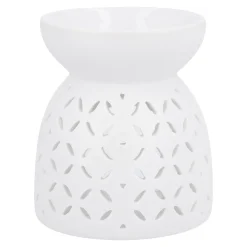 Duftlampe Motiv, Kreuze/weiß, 9.5 Cm