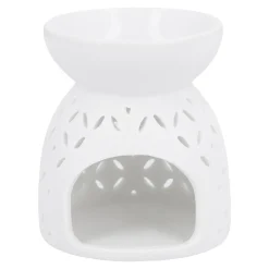 Duftlampe Motiv, Kreuze/weiß, 9.5 Cm