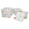 3er Set Geschenkkarton Geburtstag/Quadro, Partyhut
