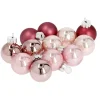 12er Set Glaskugeln 2,5 Cm, Rosa