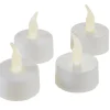 4er Set LED-Teelicht Mit Timer