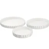3er Set Schale Mit Rand, Antik, Weiß