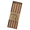 4er Set Stabkerze Rustik, Karamell, 25 Cm