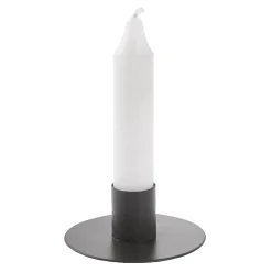 2er Set Untersetzer Stabkerze, Braun Matt, 8 X 3 Cm