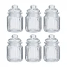 6er Set Vorratsglas Country, Geriffelt, 250 Ml