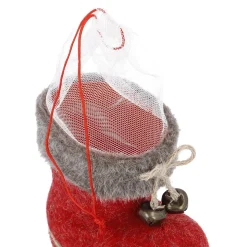 Fellstiefel, Rot, 14 Cm