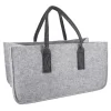 Filztasche Kamin, Hellgrau