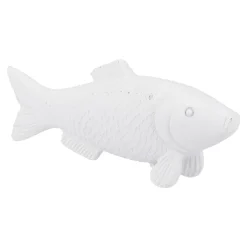 Fisch, Gewischt/weiß, 10 Cm